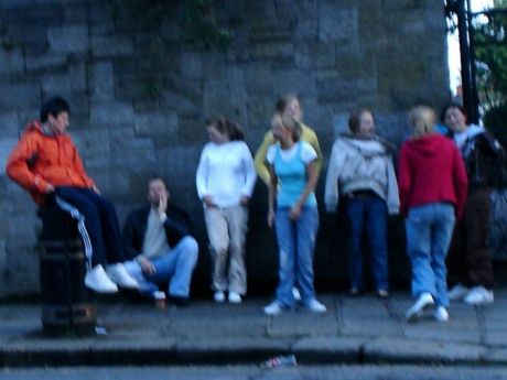 ... When He Wasn't Hiding Behind The Kids